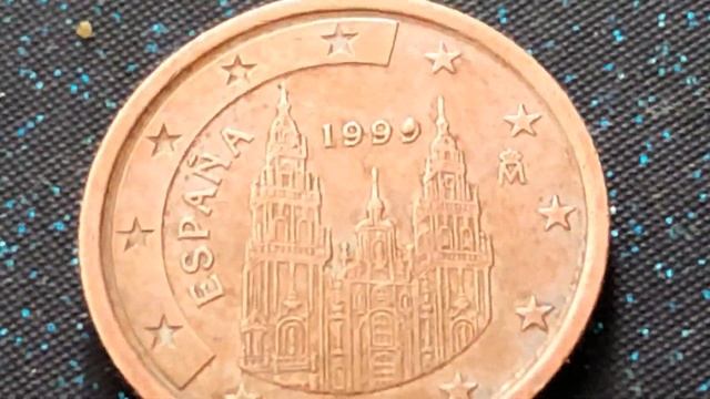 5 euro cent Espagnol 1999 Numismatics Defect 900€ смотреть онлайн