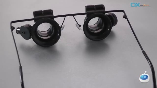 Glasses Type 20X Magnifier with White LED Light - DX смотреть онлайн