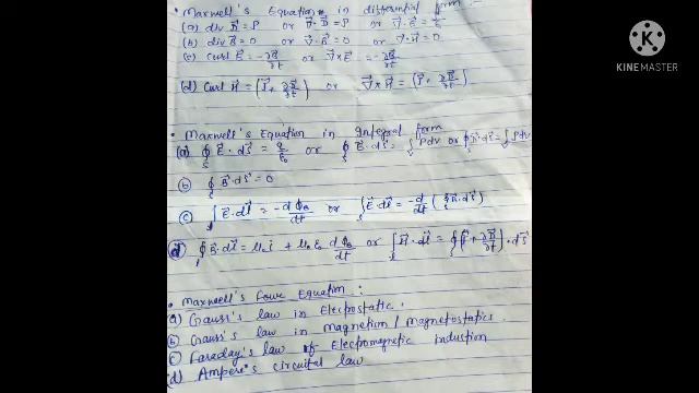 Derivation of Maxwell's equation in differential form ।। B.Sc.।।M.Sc. ।।Electromagnetic Theory смотреть онлайн