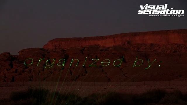 Laserowa animacja na skałach w ramach Saudi General Aviation Forum - Sand & Fun 2020 смотреть онлайн