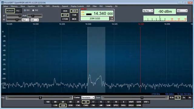 ANAN Net 14.340 MHz on 1/18/2015 смотреть онлайн