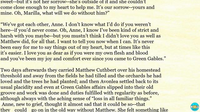 Anne of Green Gables - Ch 37 |🎧 Audiobook with Scrolling Text 📖| Ion VideoBook смотреть онлайн