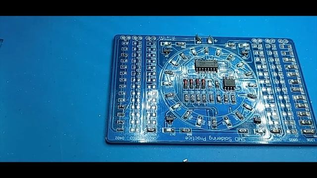 SMD Soldering Practice PCB with Inexpensive Soldering Iron and Mistakes Part 1 1206 Resistors смотреть онлайн