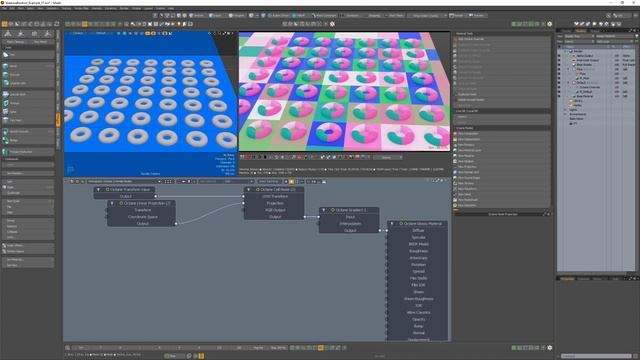 Modo _ Octane Render_ Instance Position Projection смотреть онлайн