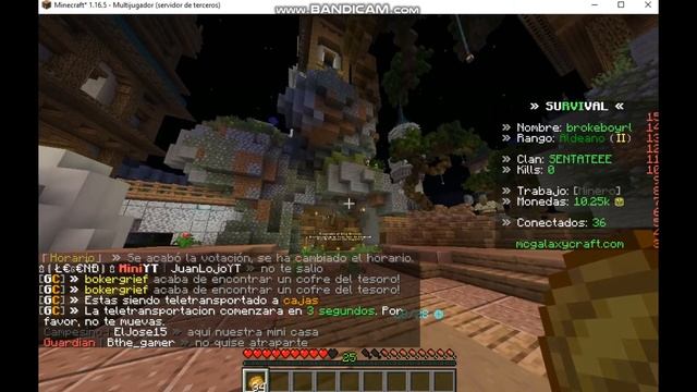 Servidor De Minecraft 1.8 Y 1.16.5 GalaxyCraft смотреть онлайн