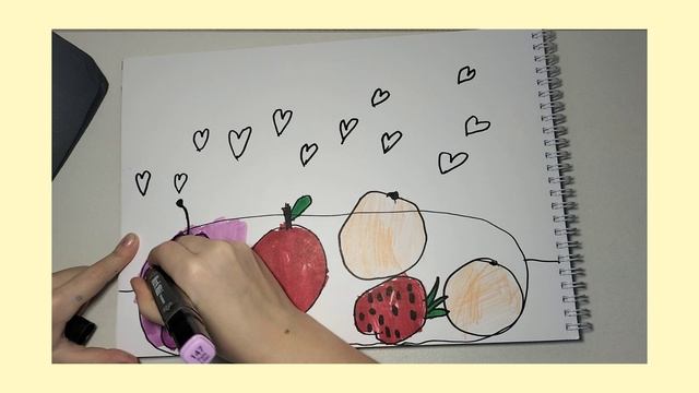 Корзинка с фруктами смотреть онлайн