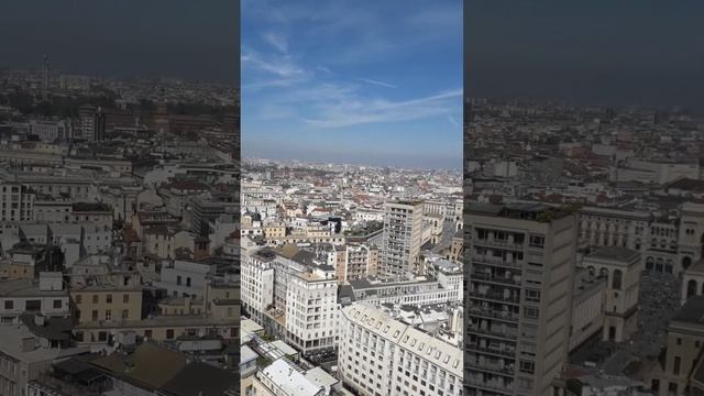 Esclusiva vista di Duomo di Milano da più di 106 metri della Torre Velasca bellissima Milano смотреть онлайн