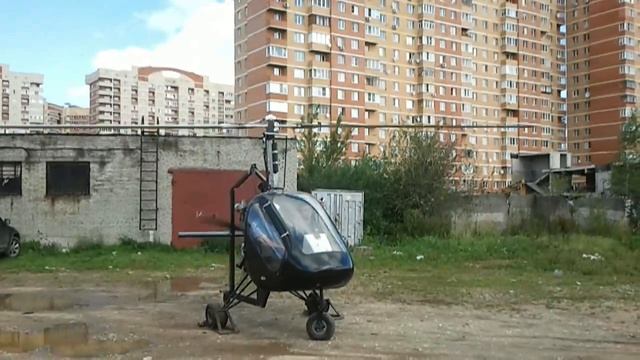 раскрутка ротора клон Спорткоптер на Хавке/the pre-rotator of the rotor - clone Sportcopter on Haw смотреть онлайн