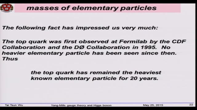 Tai Tsun Wu -Yang Mills Gauge Theory & Higgs Boson(Day 1) смотреть онлайн