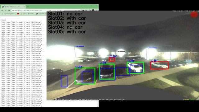 Auto parking slot status detector смотреть онлайн