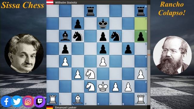 LASKER COLAPSA Y ES APLASTADO😱!! Lasker vs. Steinitz (Match por el Título Mundial Moscú 1986). смотреть онлайн