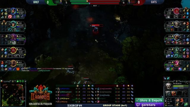 Cats vs GRIEF | Групповой этап Season Cup #4 смотреть онлайн