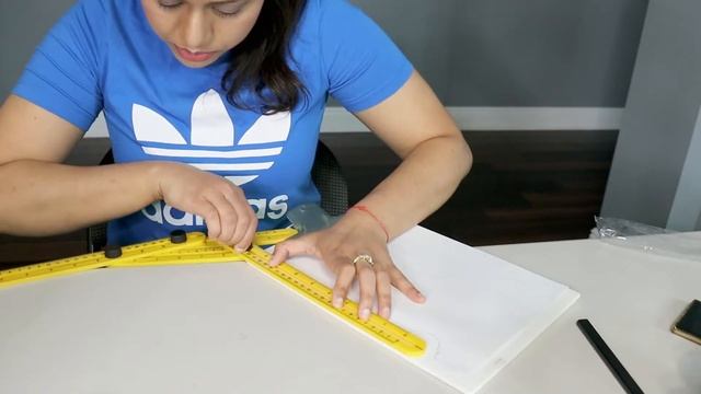 Contour gauge tools set & angle ruler measuring Tool/how to use смотреть онлайн