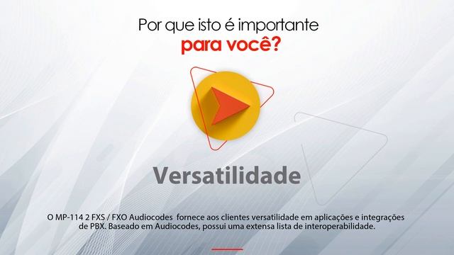 MP-114 2 FXS 2 FXO Audiocodes -- na LojaMundi.com.br смотреть онлайн