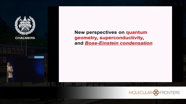 Päivi Törmä: New perspectives on quantum geometry, superconductivity and Bose-Einstein condensation смотреть онлайн