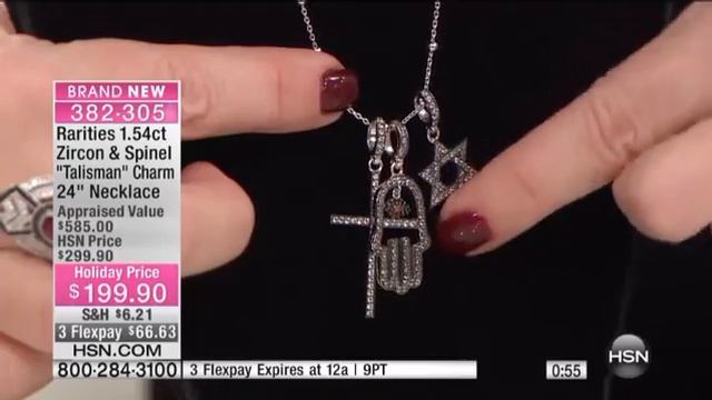 Rarities Zircon Spinel 'Talisman' Charm Necklace смотреть онлайн