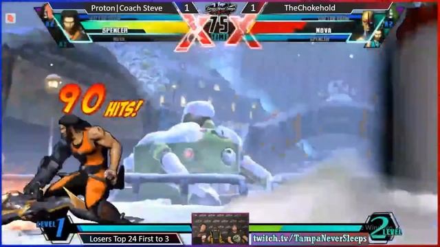 TNS UMvC3 Parsec #28 Coach Steve (Nova/Spencer/Doom) vs TheChokehold (Nova/Spencer/Doom) смотреть онлайн