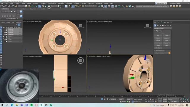 How to cut out holes in your mesh using boolean | 3DS Max 2022 смотреть онлайн