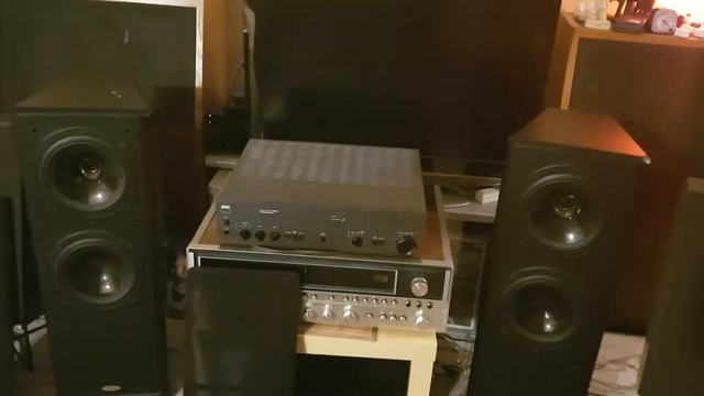 Rotel Ra-1312 Integrated Stereo Amplifier , Tannoy 637-d-70 Speakers