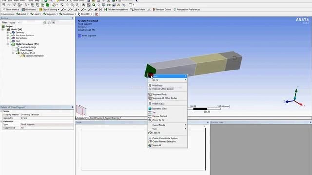 How stress, tensile stress, compressive stress work - Ansys structural analysis смотреть онлайн