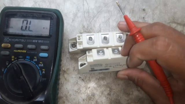 How to Test a Semikron Thyristor Diode Module | Semikron Scr Testing | Vfd Repairing Lab смотреть онлайн