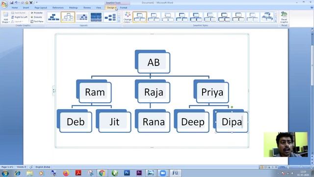 MS Word- Smart Art Graphic/ Family Tree , Word Art , Drop Cap Text II LCS ACADEMY