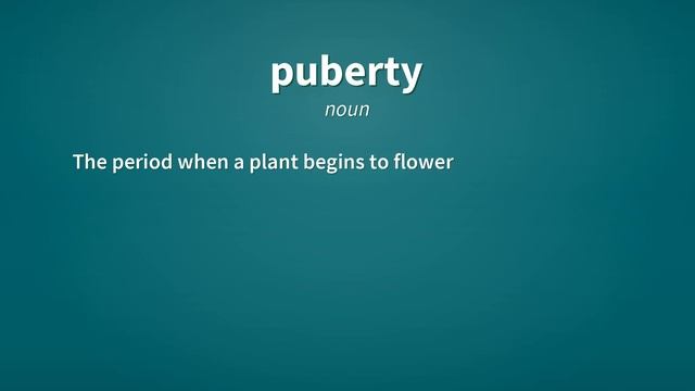 Puberty | Definition Of Puberty