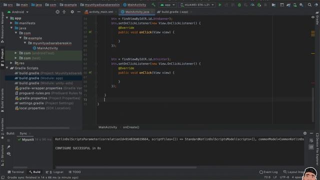 طريقة اضافة اعلانات الايونيتي الى تطبيق اندرويد | How To Setup Unity For Android |
