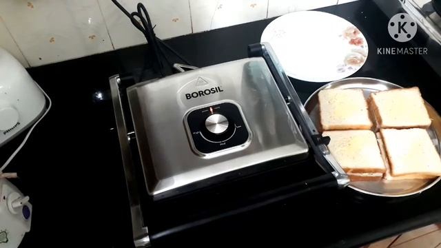 Borosil Jumbo Grill Sandwhich maker Demo and Review/How to grill sandwhich in grill sandwhich maker смотреть онлайн