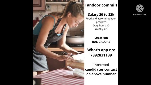 We are Hiring restaurant tandoor commi 1 in Bangalore location/#restaurants #restaurantjobs смотреть онлайн