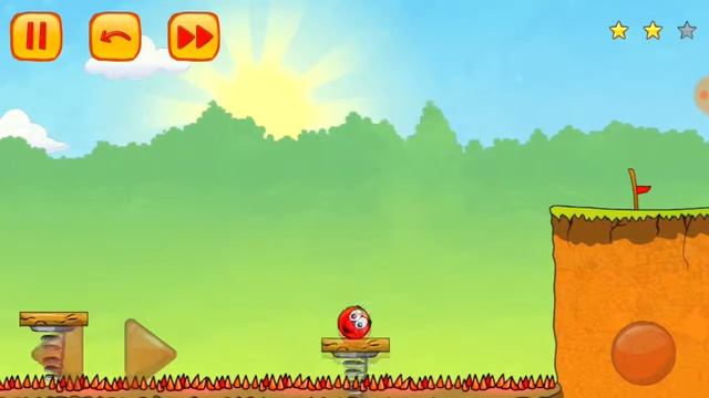 НОВЫЙ Красный ШАРИК 3 Очень сложный! прохождение игры #3 Ред Бол мультяшная Видео для детей смотреть онлайн