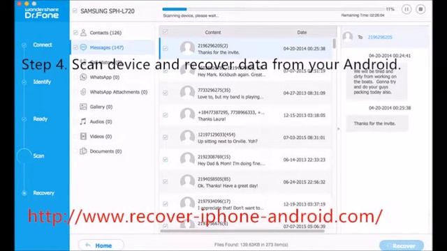 How to restore lost data from Android phone on Mac. смотреть онлайн