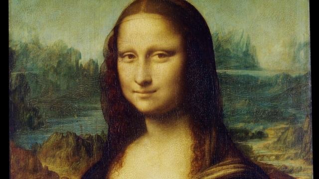 TV Wall Art | Leonardo da Vinci | Mona Lisa | Slow motion смотреть онлайн