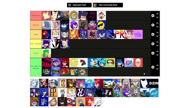 лениво составляю тирлист любимых соникоблогеров смотреть онлайн