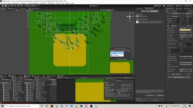 Оптимизация производительности в Unity с помощью Occlusion Culling / Как создать игру [Урок 79] смотреть онлайн