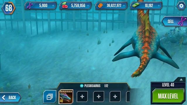 PLESIOSAURUS LEVEL 40 NEW Aquatic Dino Jurassic World The Game смотреть онлайн