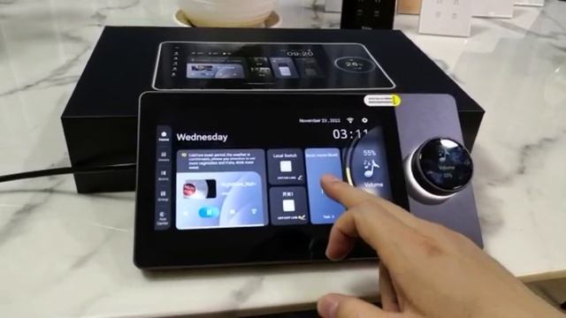 Multi Function Tuya Smart Home Host Center Screen WiFi Control Panel with Knob Screen Zigbee Gatewa смотреть онлайн