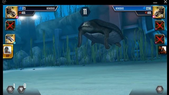 Jurassic World: The Game - Aquatic Player Duel Battle 156 - HAINOSAURUS And HENODUS! смотреть онлайн