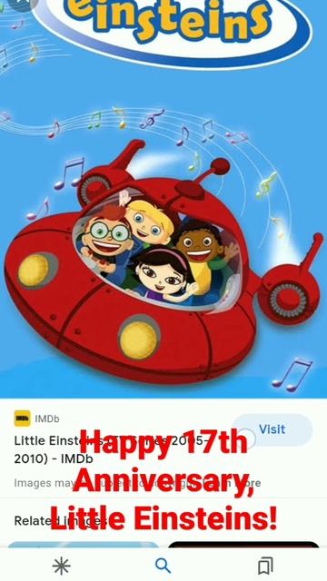 Happy 17th Anniversary to the Little Einsteins! (Late October 9th 2022) смотреть онлайн