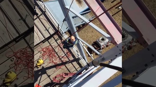 Fall Protection Free Fall, 12 feet onto a metal edge with a SRL смотреть онлайн