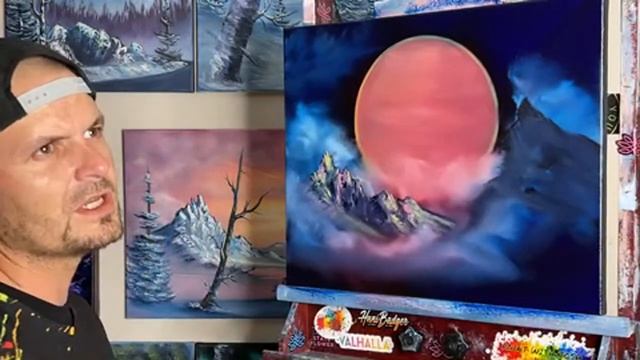S2 Ep4 - #Mountain Stairs - #FullMoon #FNF - #OilPainting #Tutorial #Artist #PaintWithJosh #Paintin смотреть онлайн