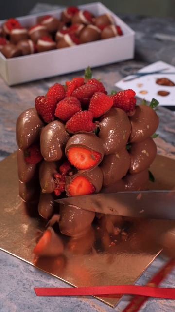 Клубничный торт 🍓