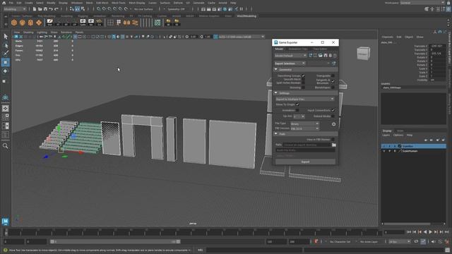 Maya to UE5 Workflow: Quickly Export A Lot of Static Meshes from Maya to UE5 with a 1-CLICK смотреть онлайн