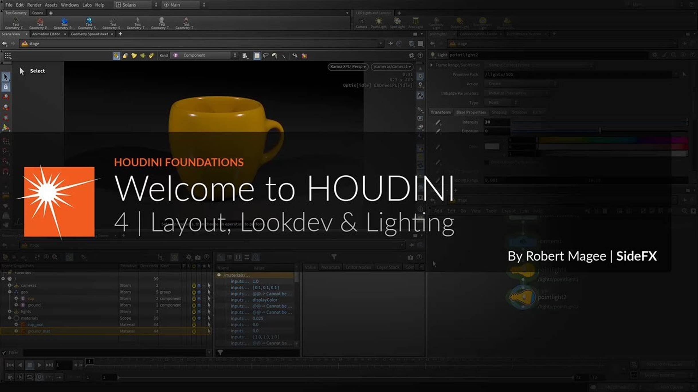 04 - Houdini 20.5 Foundations - Layout Lookdev Lighting смотреть онлайн