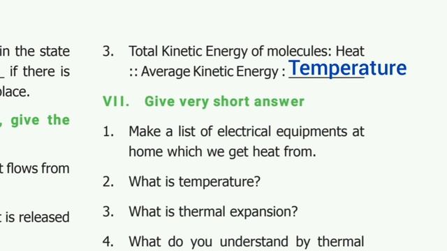 6th science term 2 unit 1 book back answers || Heat question answers смотреть онлайн