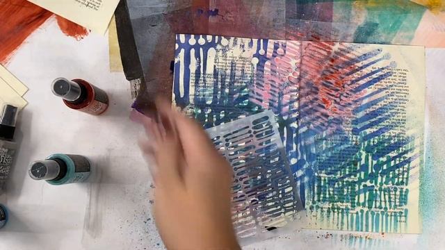 Distress Spray Inks + Stencils смотреть онлайн