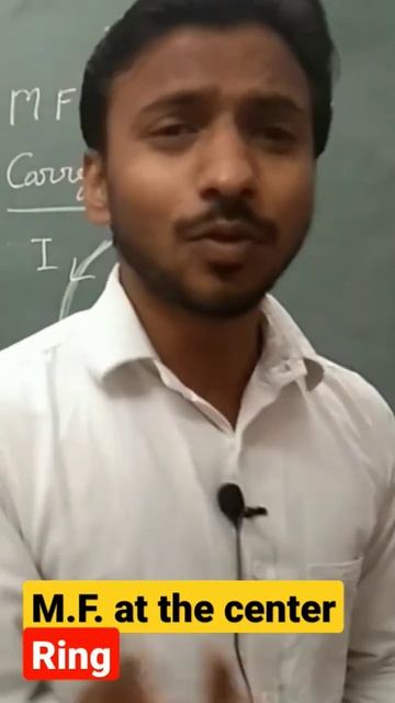 What is the magnetic field at the centre of a loop? #neet #aiims #neetphysics #physicsneet #shorts смотреть онлайн