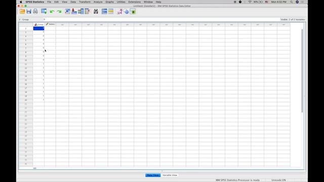 SPSS Basics 101: Entering Data, Creating Statistics and a Bar Graph смотреть онлайн