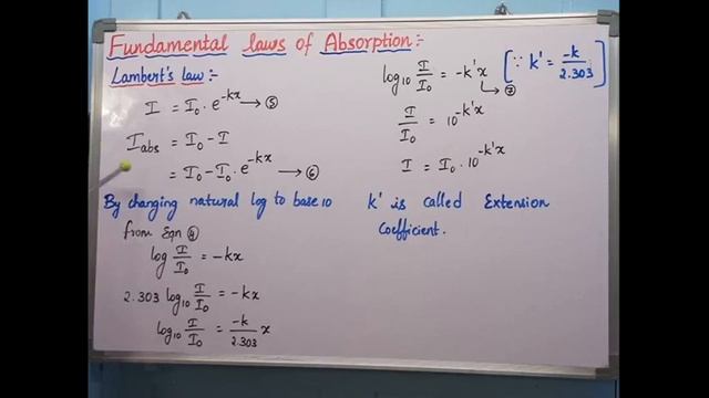 Lambert's law(derivation). смотреть онлайн