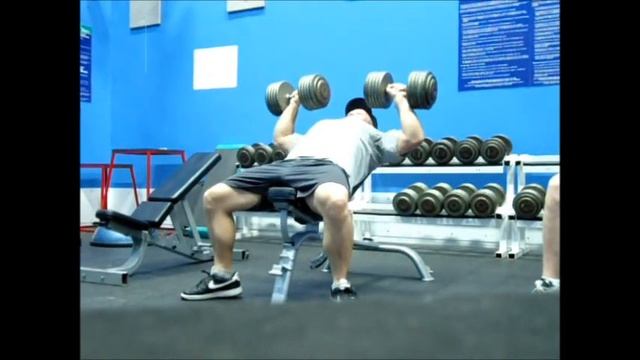 DB Incline Press 115 x 12 & 225 Speed Bench смотреть онлайн